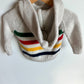 HBC Striped Knit Hoodie / 0-6m