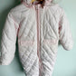 Pink Hood Pockets Bunting Suit / 18-24m