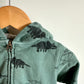 Roots Green Dino Hoodie / 6-12m