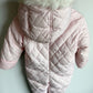 Pink Hood Pockets Bunting Suit / 18-24m