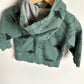 Roots Green Dino Hoodie / 6-12m