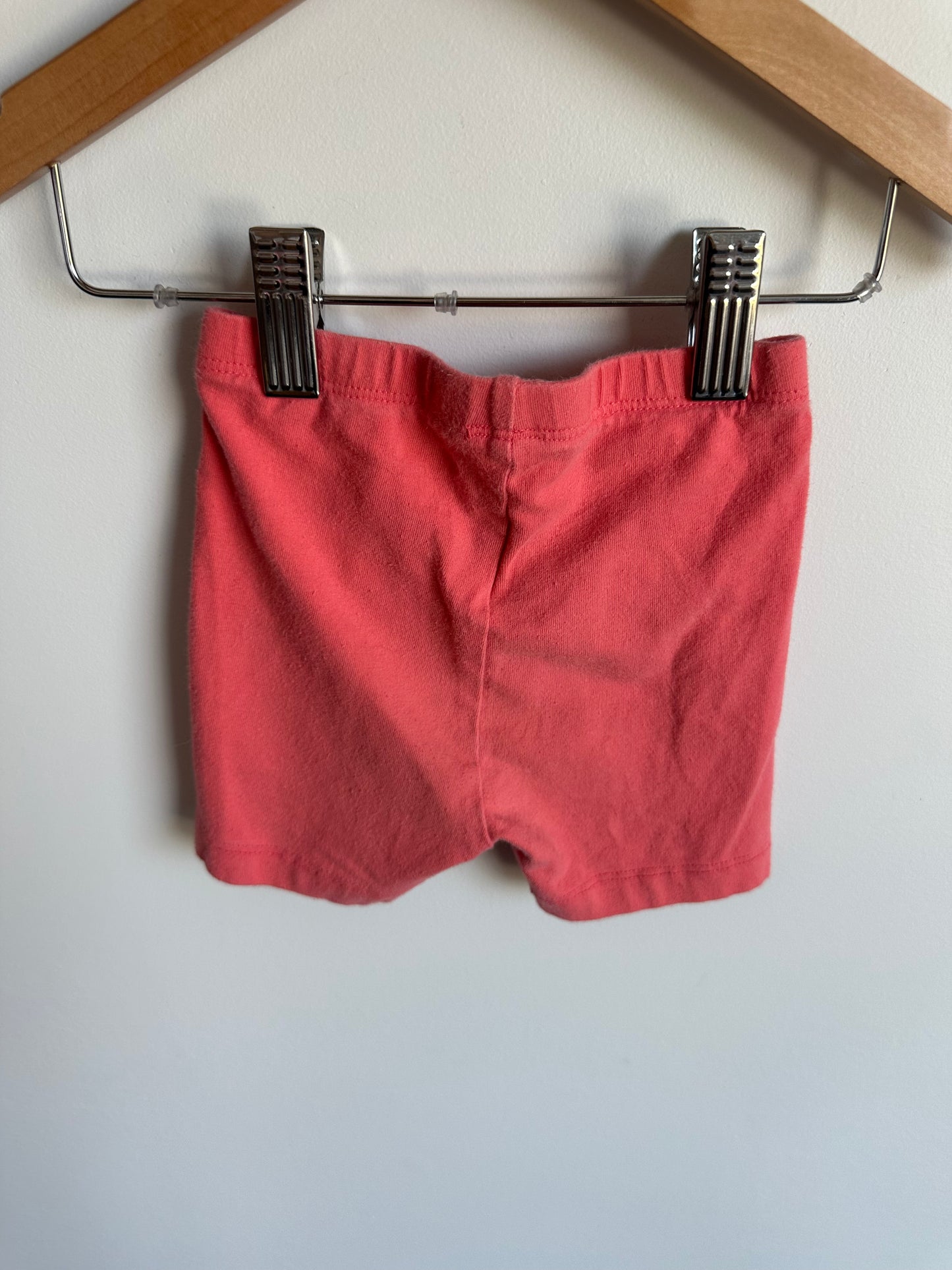 Coral Biker Shorts / 2T