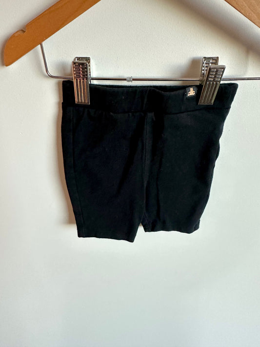Gap Black Biker Shorts / 6-12m