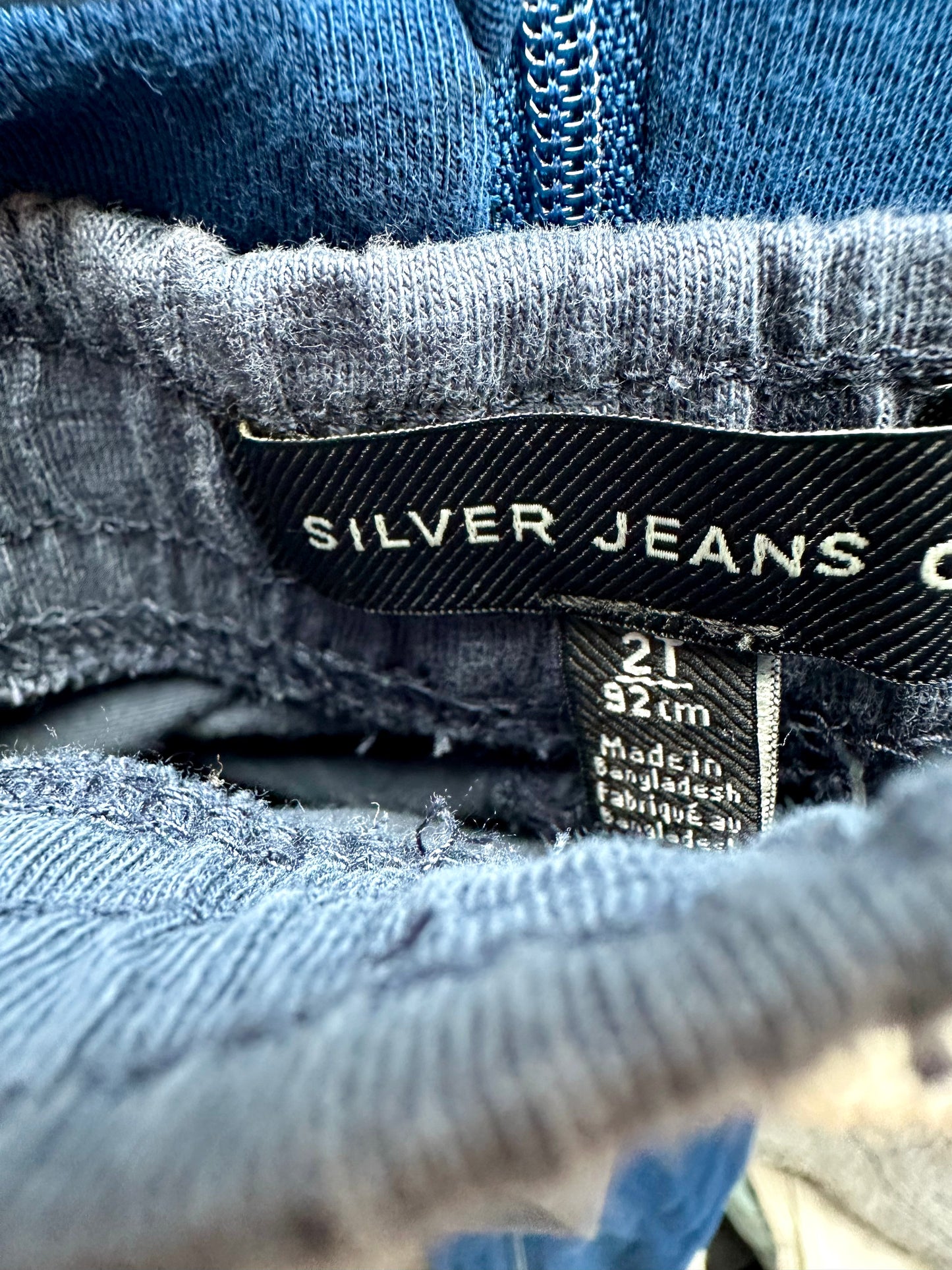 Silver Blue Shorts / 2T