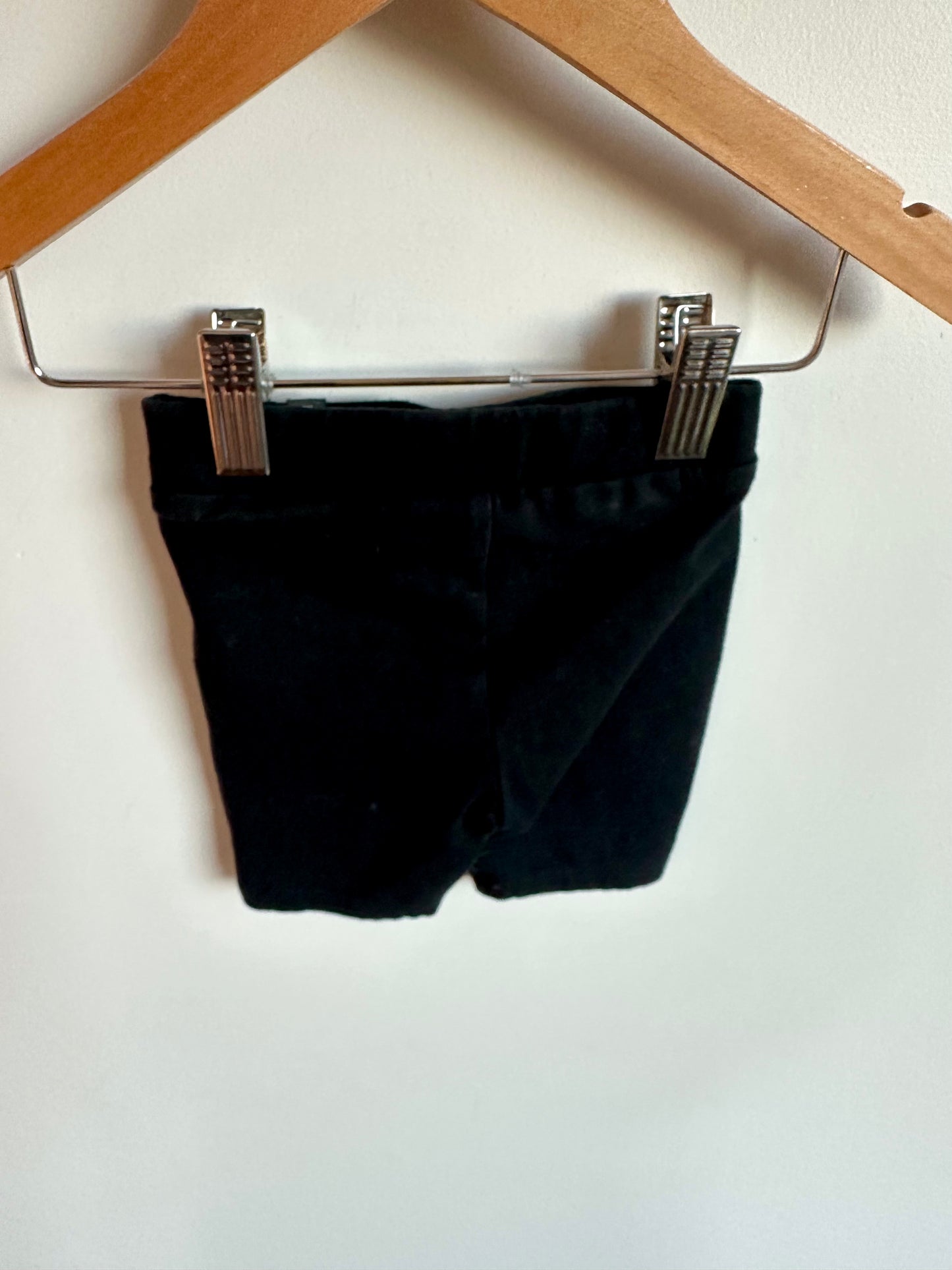 Gap Black Biker Shorts / 6-12m