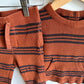 Gap Striped Knit Long Sleeve + Pants Set / 12m