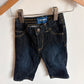 Fleece Lined Dark Jeans with Elastic Waist / 6-12m