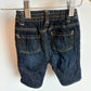 Fleece Lined Dark Jeans with Elastic Waist / 6-12m
