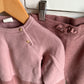 Zara Blush Ribbed Long Sleeve + Pants Set / 18-24m