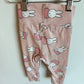 H&M Pink Bunny Leggings / 6-9m
