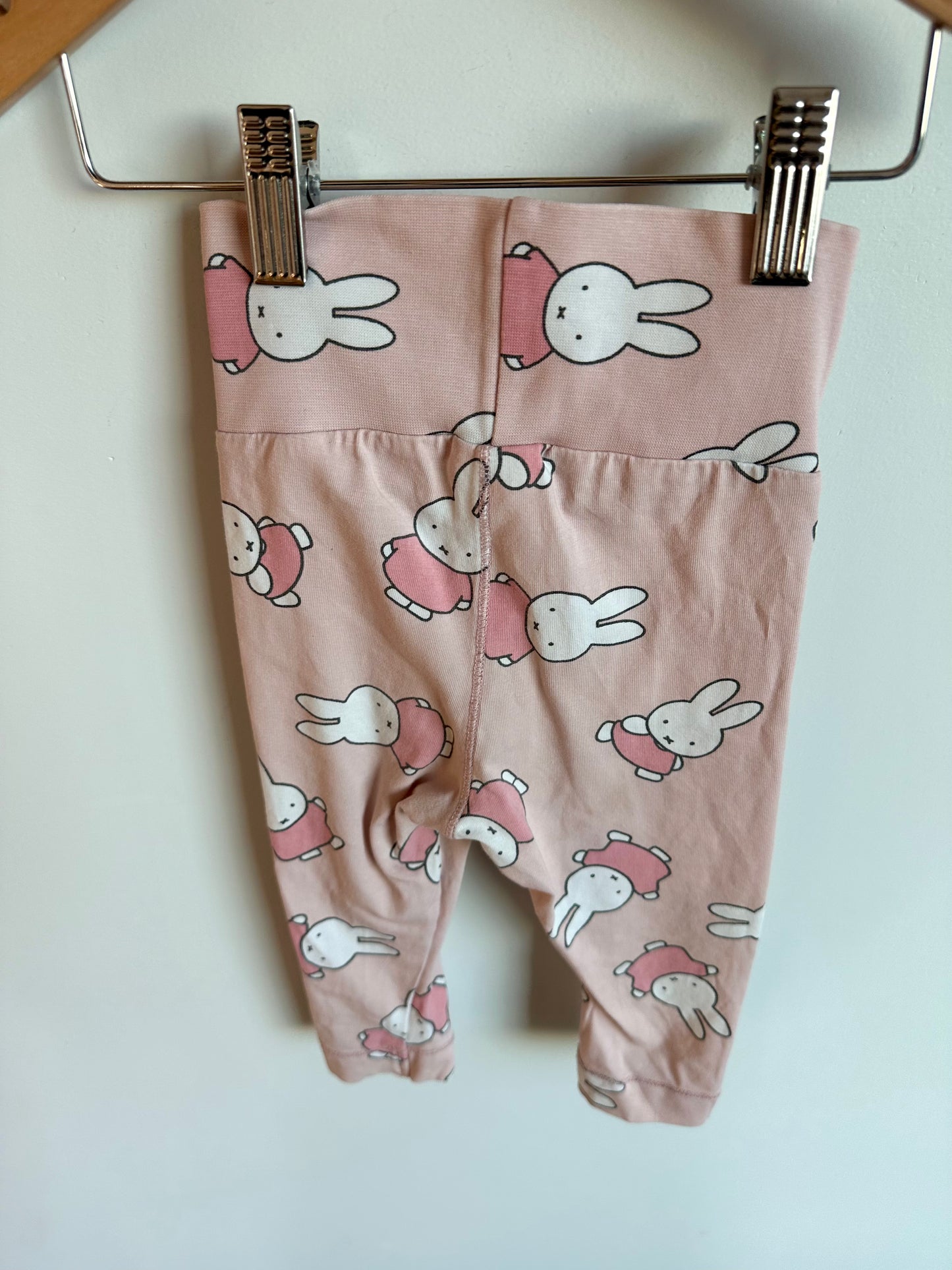 H&M Pink Bunny Leggings / 6-9m