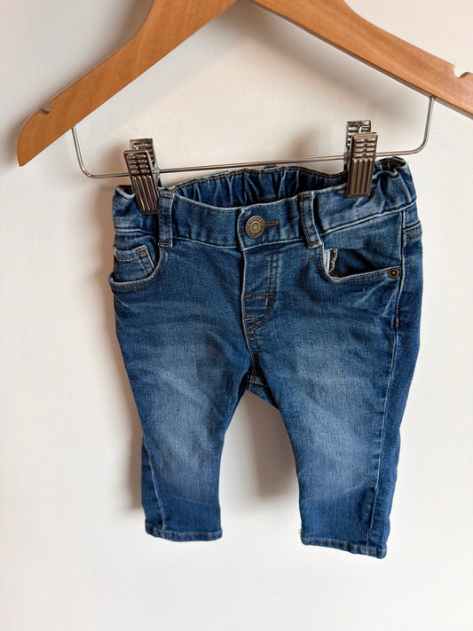 H&M Jeans with Adjustable Waist / 6-9m
