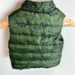 Green Dino Puffer Vest / 12m