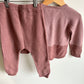 Zara Blush Ribbed Long Sleeve + Pants Set / 18-24m