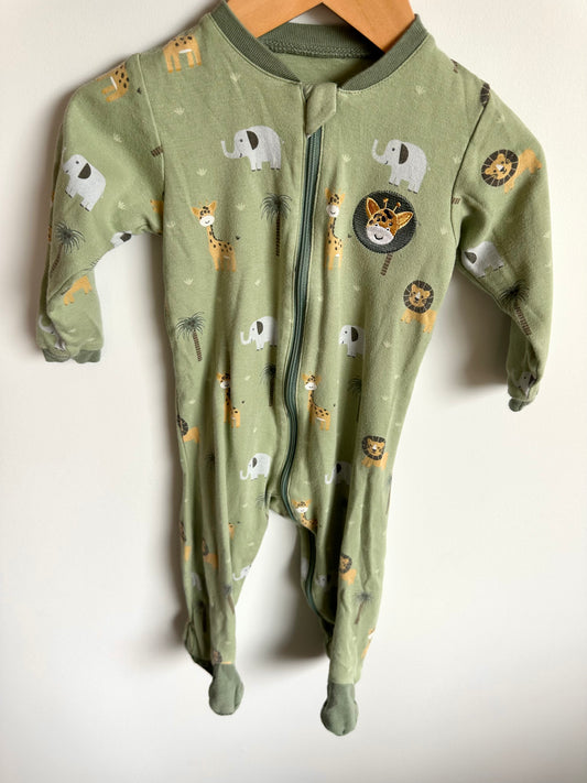 Tuffy Green Giraffe Sleeper / 12m