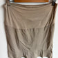 Thyme Tan Maternity Skirt / Large