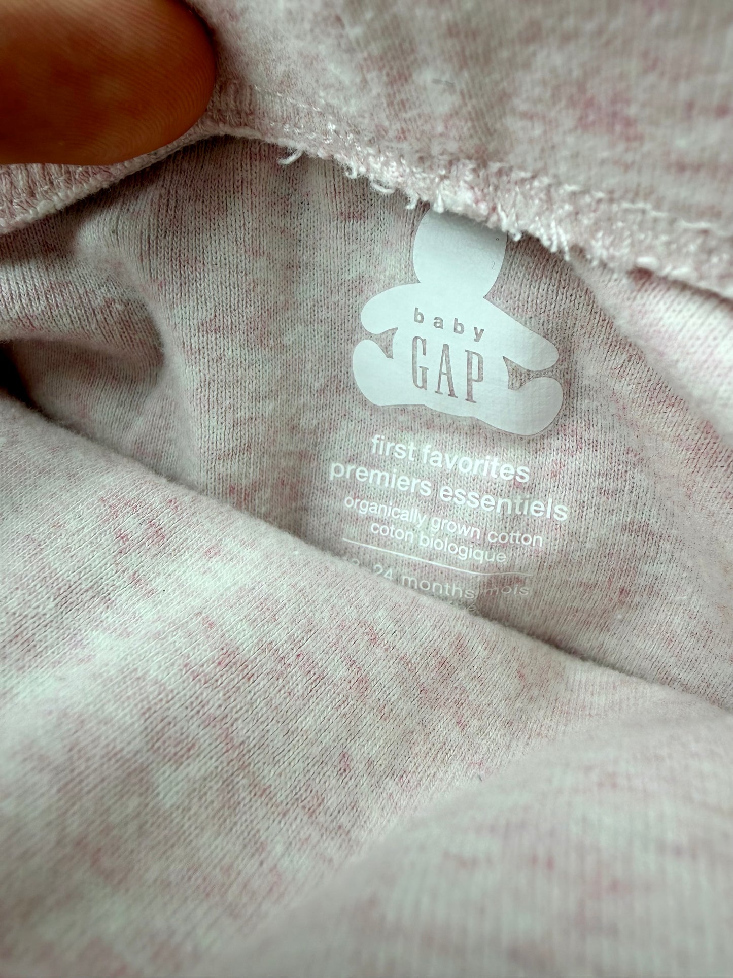 Gap Drop Crotch Pink Pants / 18-24m