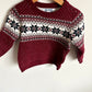 Snowflake Holiday Sweater / 18-24m