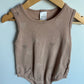 Triangle Cocoa Bodysuit Romper / 18-24m