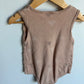 Triangle Cocoa Bodysuit Romper / 18-24m