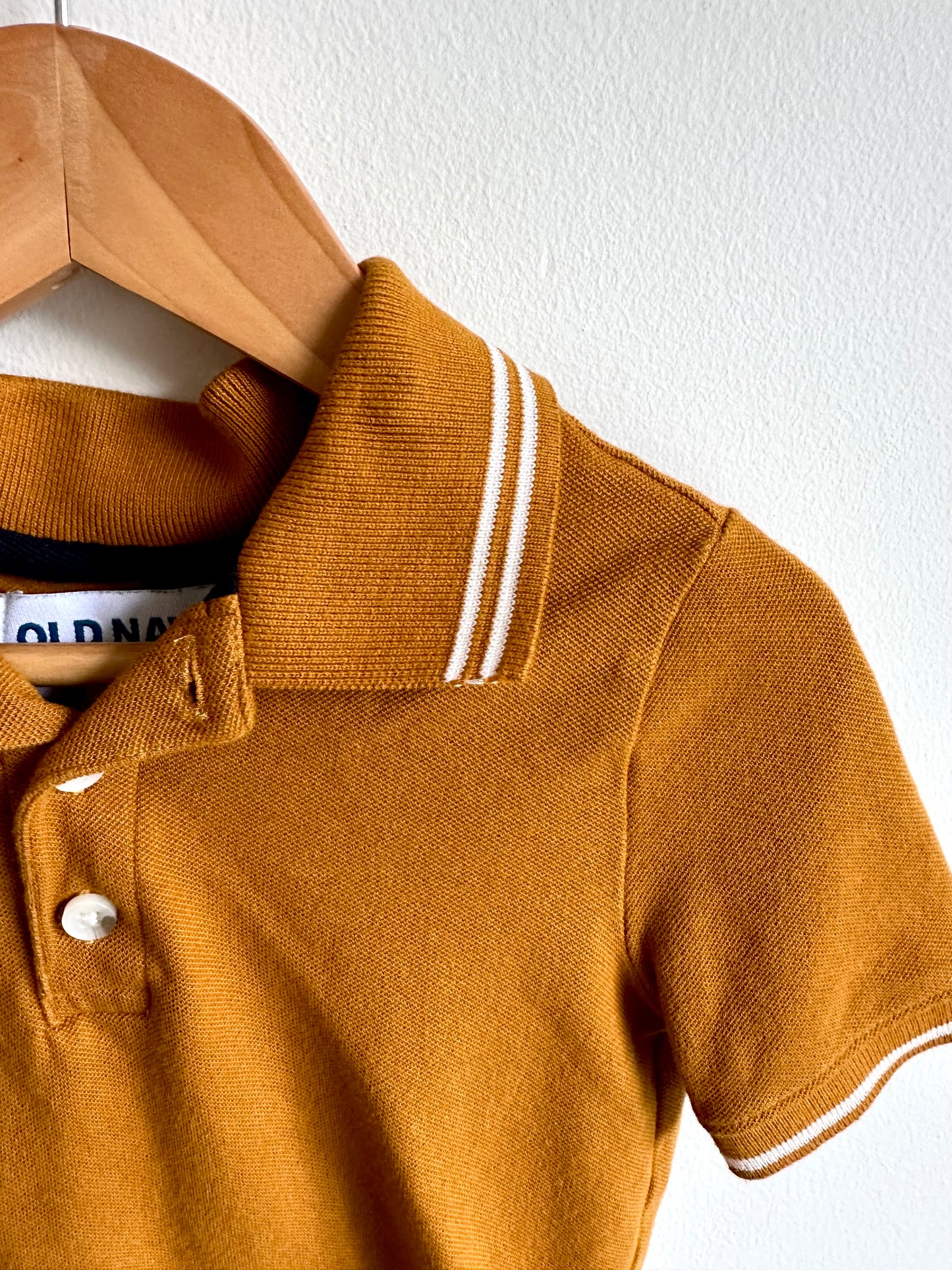 Caramel Collared T-shirt / 2-3T