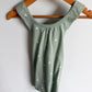 Moss Dot Tank Bubble Overall Romper / 18-24m