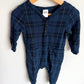 Smash + Tess Plaid Navy Jumpsuit / 18-24m