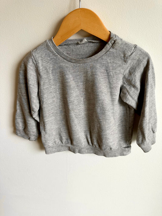 H&M Grey Crewneck / 18-24m