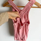 Pink Dot Tank Bubble Overall Romper / 18-24m