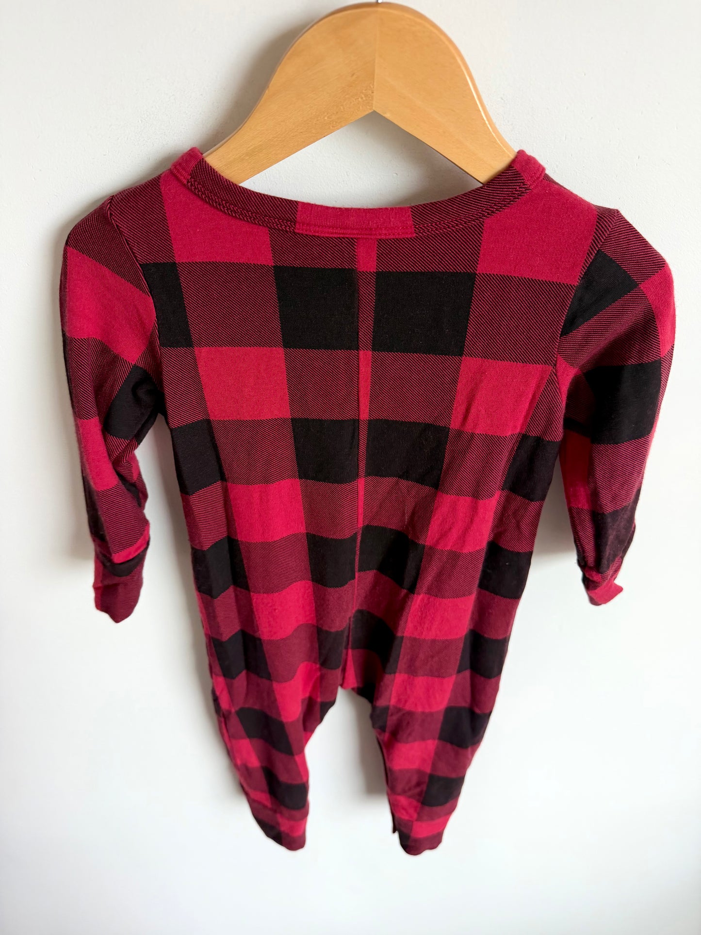 Smash + Tess Checkered Red Jumpsuit / 18-24m