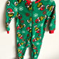 Green Fleece Grinch Sleeper / 18-24m