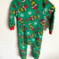 Green Fleece Grinch Sleeper / 18-24m