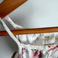 White Floral Bodysuit / 18-24m