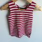 Red White Stripe Tank Top (PLAY) / 2T