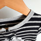 Dino Grey Striped Footed Sleeper / 2T