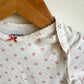 Pink Flower Short Sleeve Bodysuit / 12m