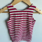 Red White Stripe Tank Top (PLAY) / 2T