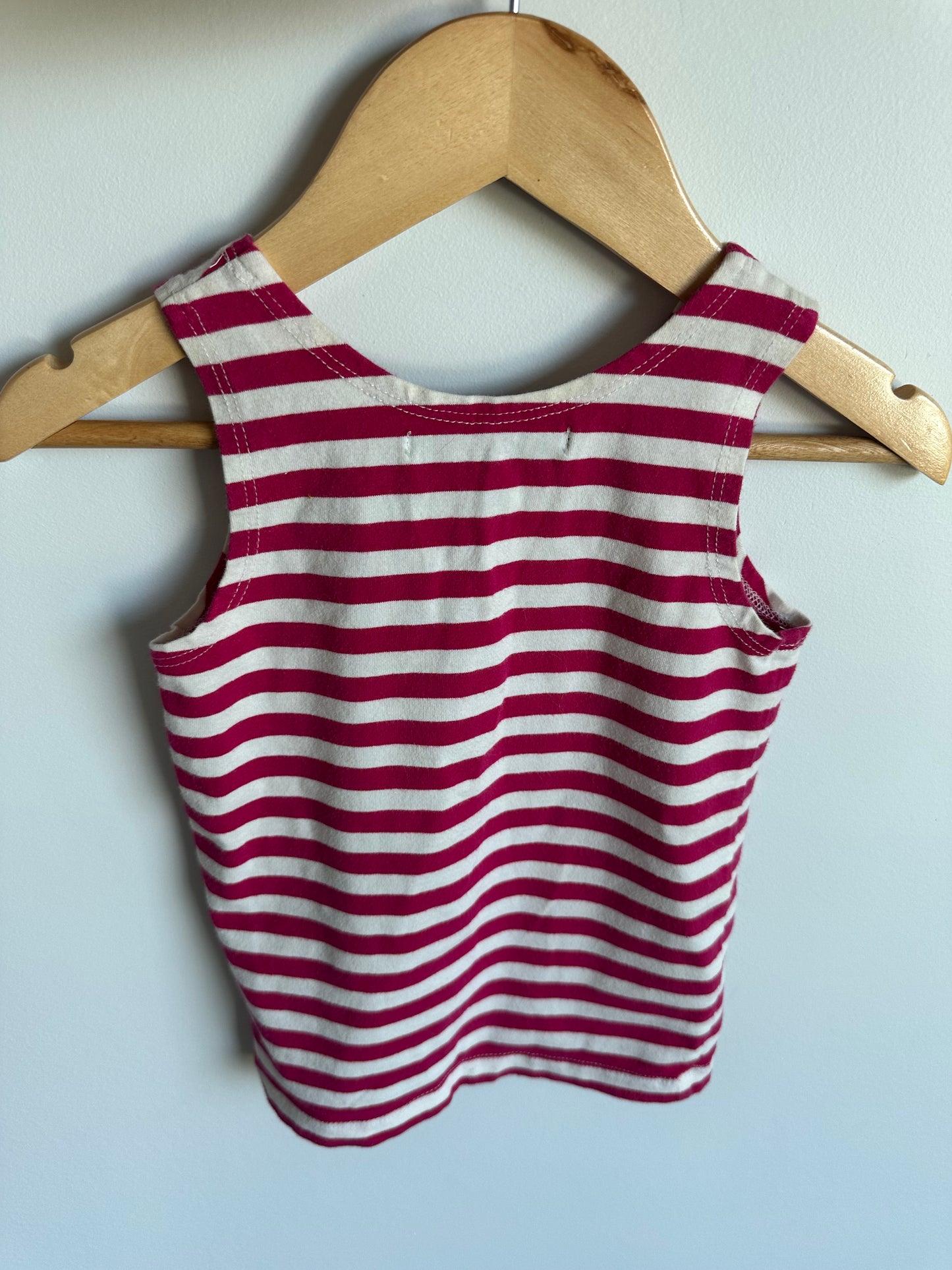 Red White Stripe Tank Top (PLAY) / 2T