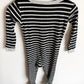 Dino Grey Striped Footed Sleeper / 2T