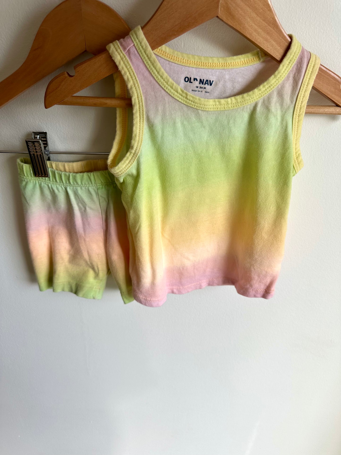 Tie Dye Tank + Short Set / 18-24m