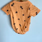 Gap Organic Orange Palm Tree Bodysuit / 12-18m