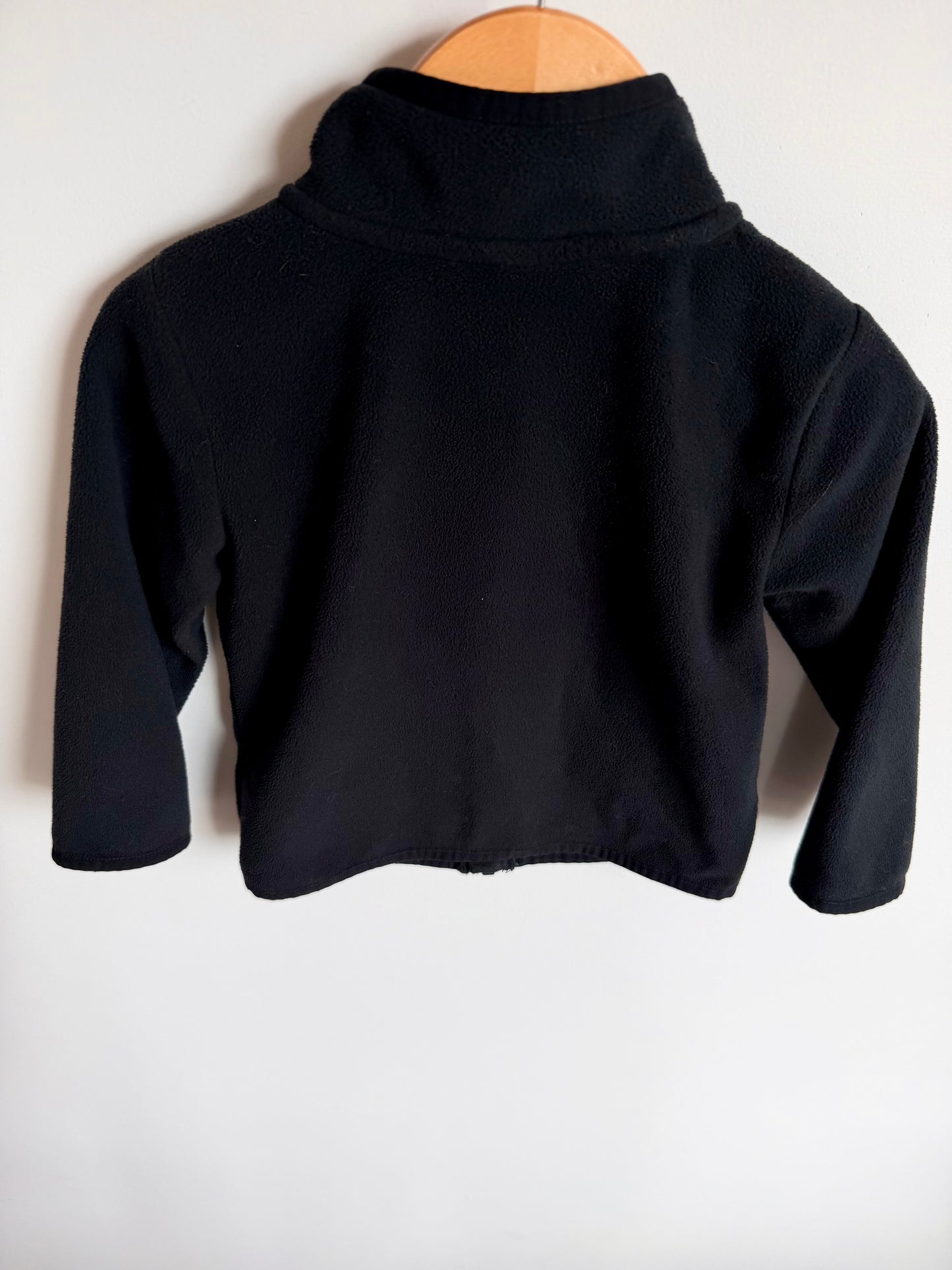 Black Fleece Zip Up Sweater / 2T