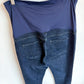 Dark Denim Stretch Maternity Jeggings / 30 (Large)