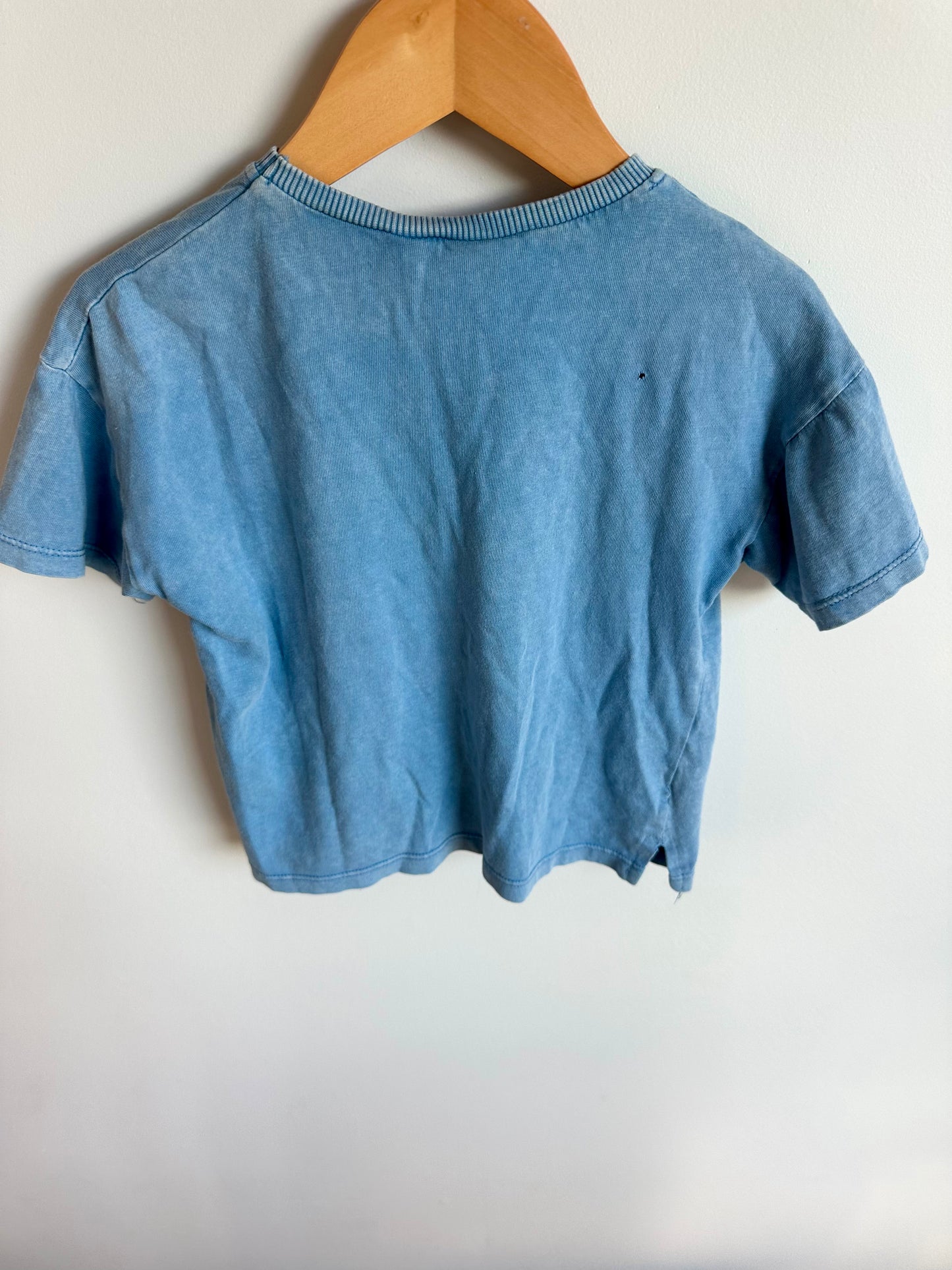 Zara Boxy Blue Heart T-shirt (PLAY) / 5 years