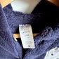 Blue Button Fleece Sweater / 18m