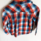 Long Sleeve Button Up Checkered Top / 3T
