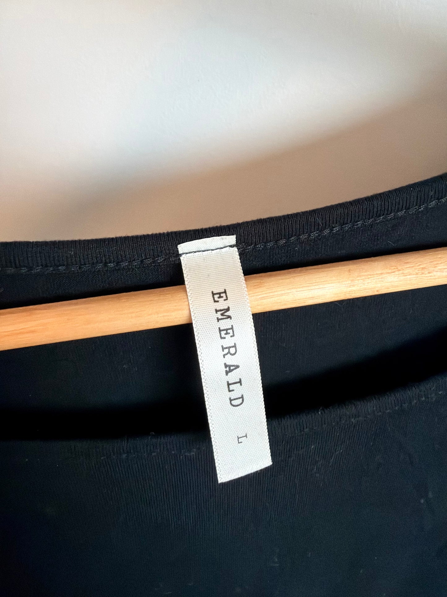 Black Lace Sleeve Top / Large