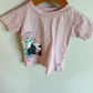 Bonds Pink Panda T-shirt / 6-12m