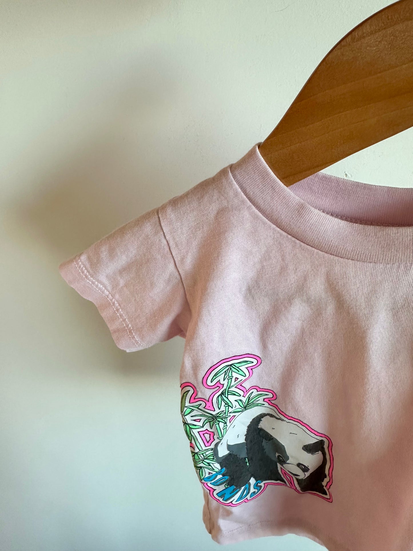 Bonds Pink Panda T-shirt / 6-12m