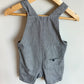 Pinstripe Short Overalls / 24m